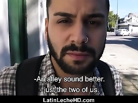 Straight Latino gets paid to have sex with gay man in public place