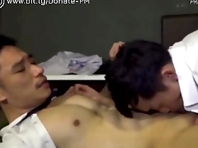 Gay porn star Mr. Gunryu in a SheerSock solo scene