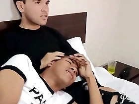 Gay anal sex in a hot terror night trailer