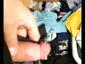 Bi and gay men in panty raid for some hot fun