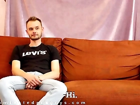 Straight Russians try out gay sex with rough anal sex and a hot cumshot.