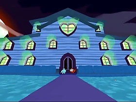 This Halloween, we are going to explore the haunted brothel in a hentai game called PornPlay. Episode 1: Gloryhole double fun