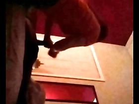 Public humiliation and a massage with a happy ending of a big black cock.