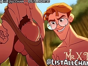 Gay animated sex film with Mailo and Tarzan