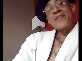 Covered in cum while jerking off