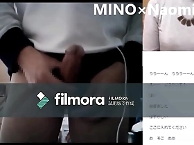 Virtual sex on SNS 0190206: Enjoy a Japanese studs big dick