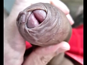 Solo pleasure with a big cock