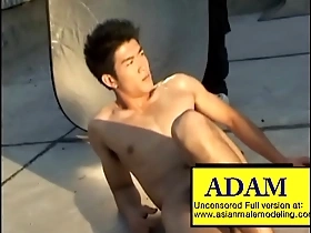Adam, the Asian male model who is both gorgeous and masculine.