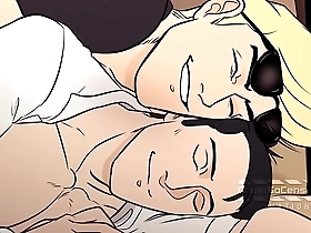 Ghostgos Asian couple enjoys hardcore sex with big dicks