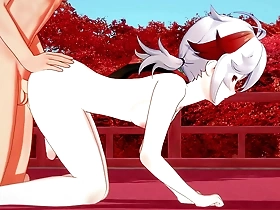 Zhongli and Childes hot gay scene in Genshin Impact