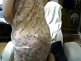 Yorik the crossdresser enjoying a solo pleasure session.