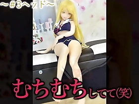 Solo boy with three love dolls in different shapes and sizes