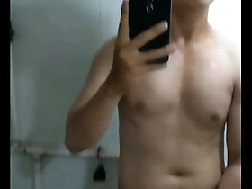 Young Japanese webcam model has rough sex with European partner