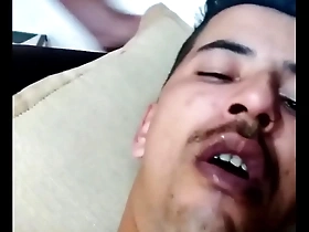 Young gay couple’s kinky session with facial finish