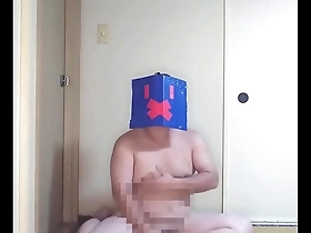 Japanese gay man masturbates.