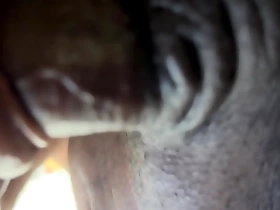 Solo pleasure with a black cock toy for a real orgasm